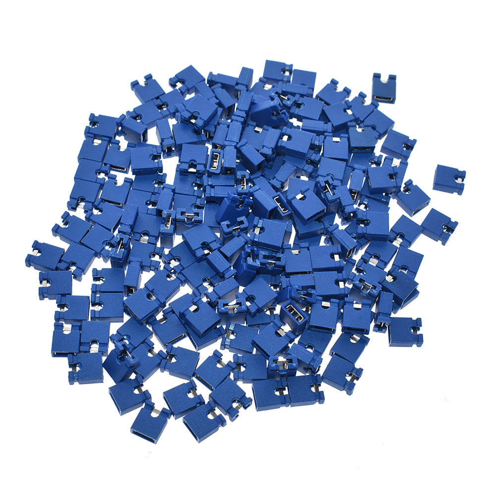 10-100x Steckbrücke Jumper Adressierstecker Kurzschluss Pitch RM 2,54mm offen