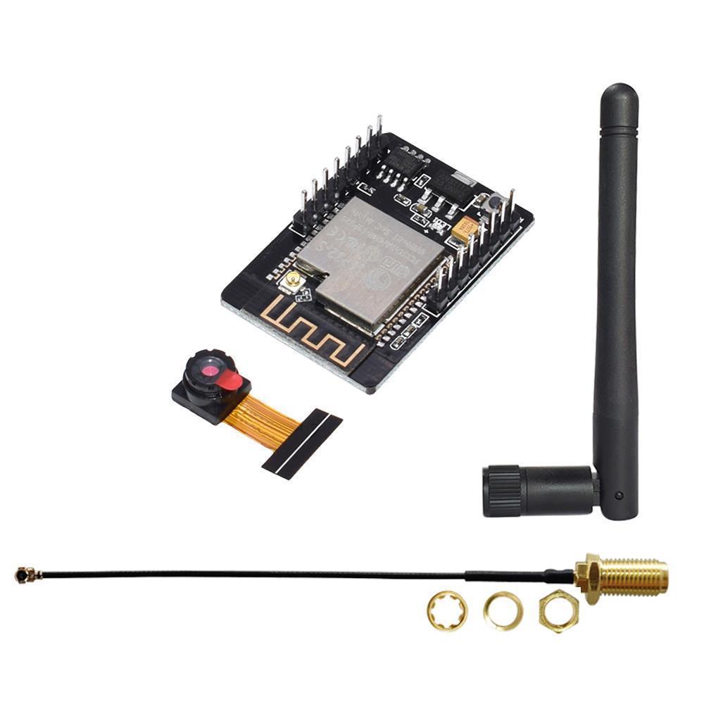 ESP32-CAM WiFi Kamera OV2640 USB Tasmota 15 opt. ESP32-CAM-MB & 3dbi Antenne