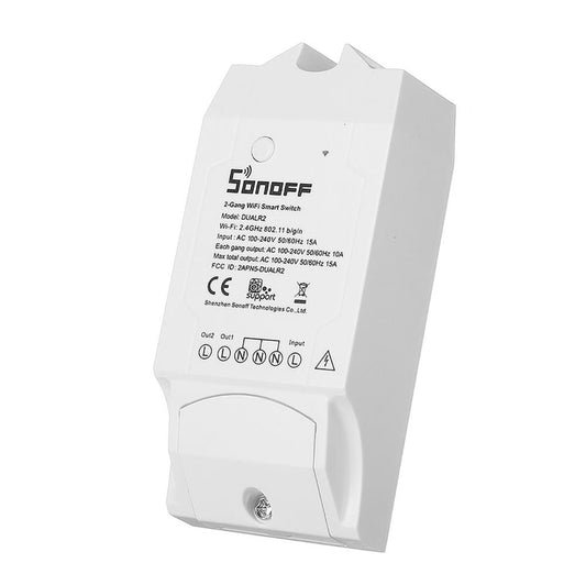SONOFF DUAL R2 WiFI Smart Switch Tasmota 15 DE - Alexa kompatibel