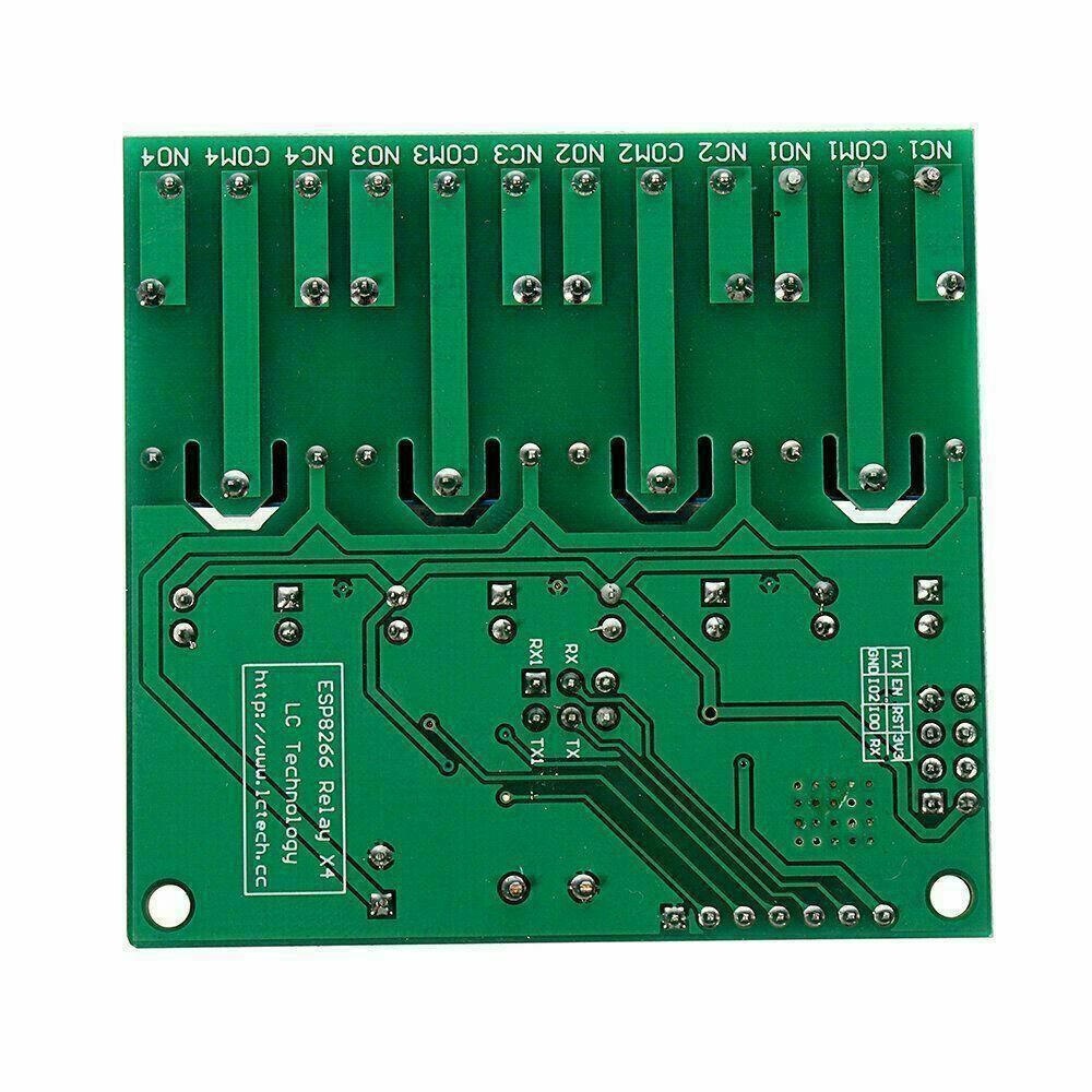 LC Technology 12V 4 Kanal Relais 4 Channel Relay ESP8266 WIFI - Tasmota 15 NEU