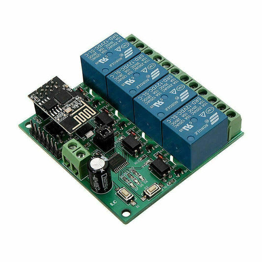 LC Technology 12V 4 Kanal Relais 4 Channel Relay ESP8266 WIFI - Tasmota 15 NEU