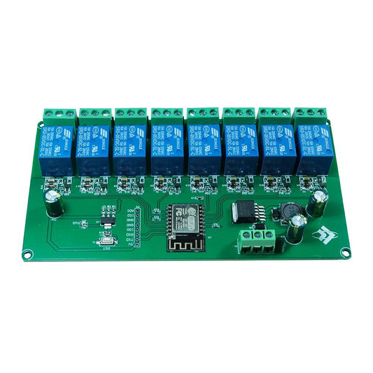 LC Technology ESP8266 ESP-12F WiFi 8 Kanal Relais DC5V - DC7-28V Tasmota 15