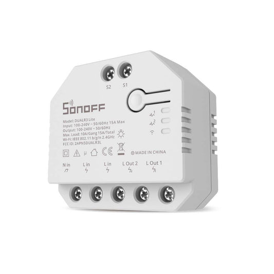 SONOFF DUAL R3 LITE 2 Kanal WiFi Smart Switch Tasmota 15 - Alexa - iobroker