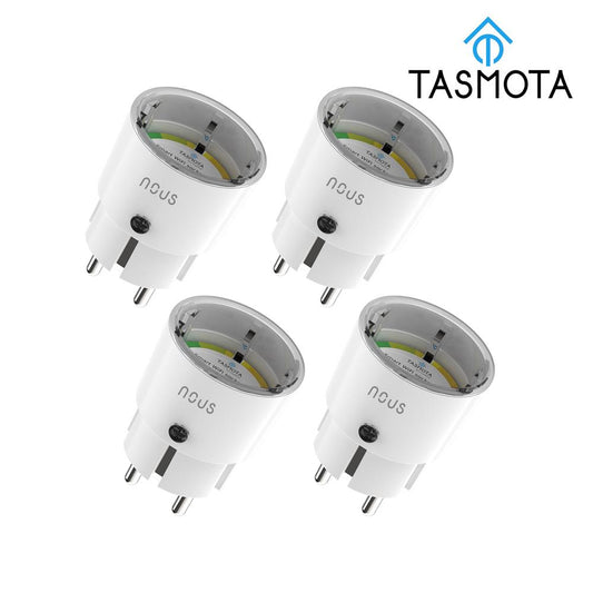 4X Nous A1T 10A 2500W Verbrauchsmessung WiFi Smart Socket Tasmota preinstalled