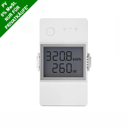 SONOFF POW Elite 20A WiFi Smart Switch Energieeinspeisung Display Tasmota 15 PV
