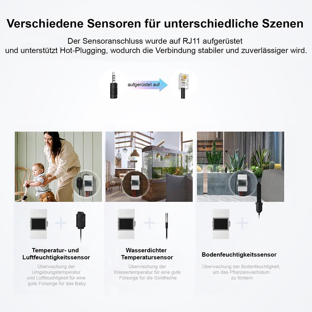 SONOFF THR316 TH Origin 16A WiFi Smart Switch Tasmota 15 opt. 4x DS18B20 1-5m