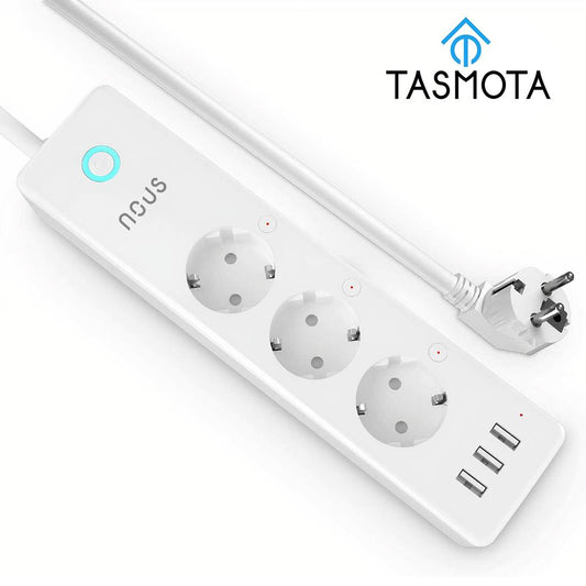 Nous A5T 3-fach AC+USB Smart WiFi Steckdosenleiste Verbrauchsmessung Tasmota