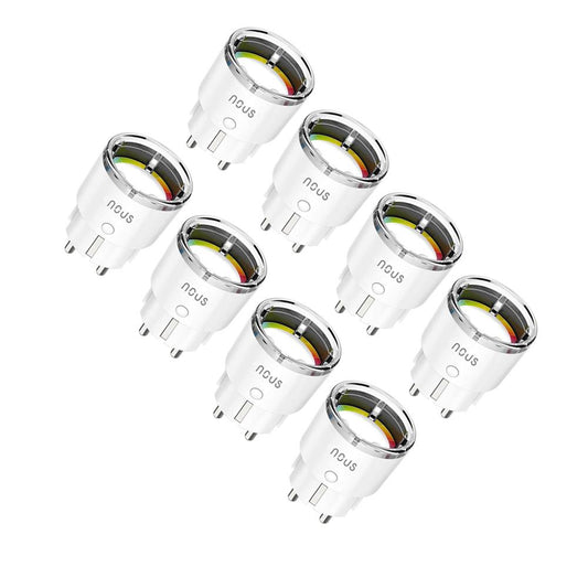 8X Nous A1T 10A 2500W Verbrauchsmessung WiFi Smart Socket Tasmota preinstalled