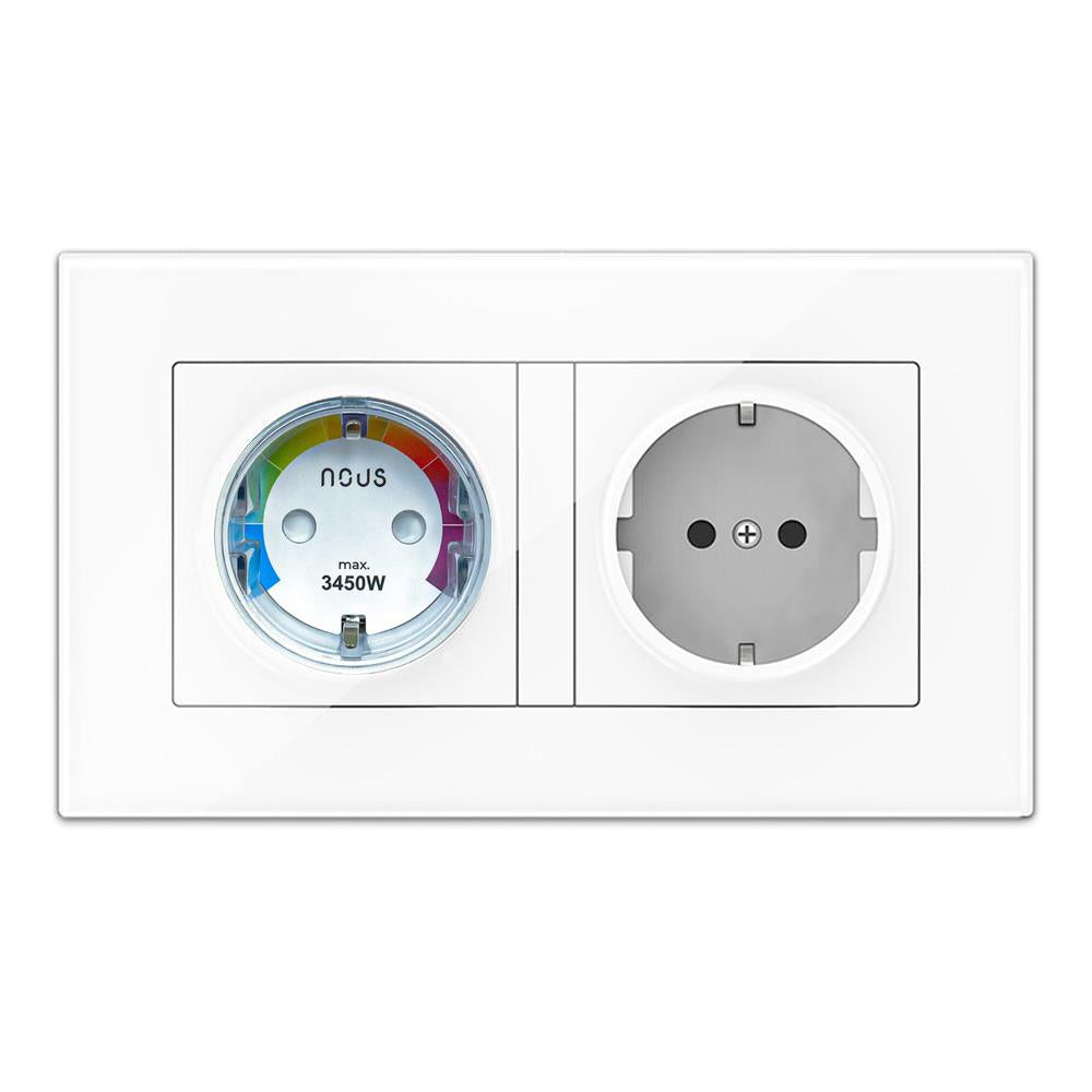 8X Nous A1T 10A 2500W Verbrauchsmessung WiFi Smart Socket Tasmota preinstalled