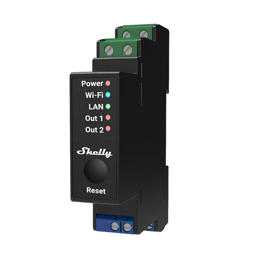 Shelly Pro 2PM WiFi LAN 2 Kanal DIN Rail Schaltaktor mit Messfunktion Tasmota 15