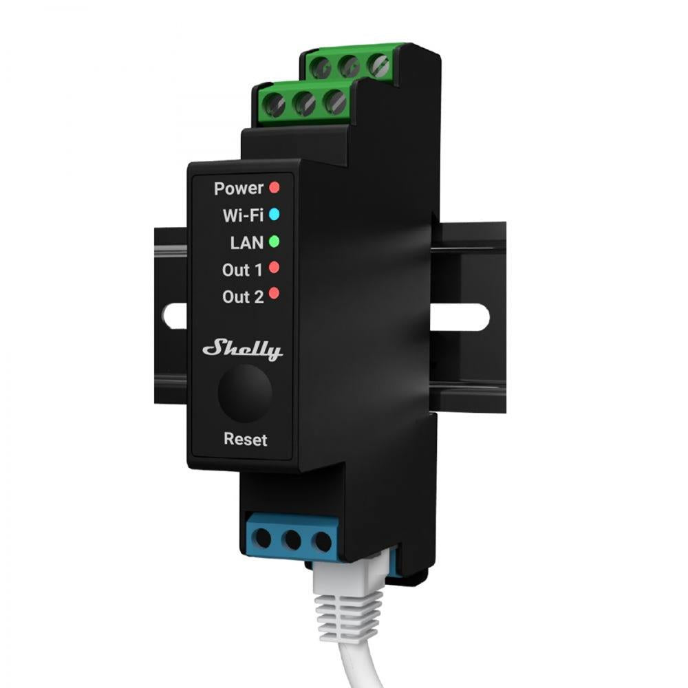 Shelly Pro 2PM WiFi LAN 2 Kanal DIN Rail Schaltaktor mit Messfunktion Tasmota 15