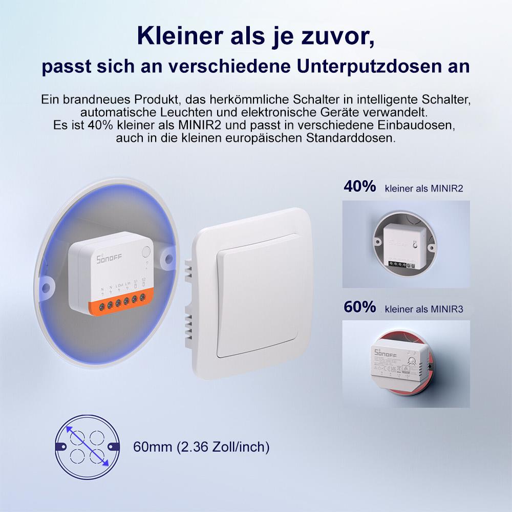 SONOFF MINI Extreme MINIR4 WiFI Smart Switch ESP32 Alexa ioBroker Tasmota 15