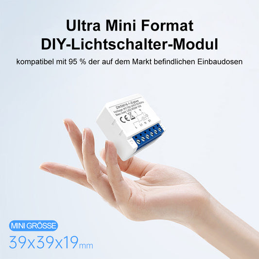 1-8X AVATTO ZWSM16 ZigBee 3.0 1-4 Kanal Smart Switch Modul Lichtschalter TUYA
