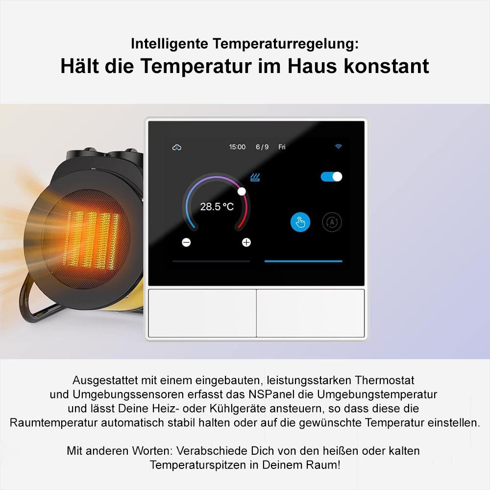 SONOFF NSPanel White Touch Display Wandschalter Smart Wall Switch Tasmota 15