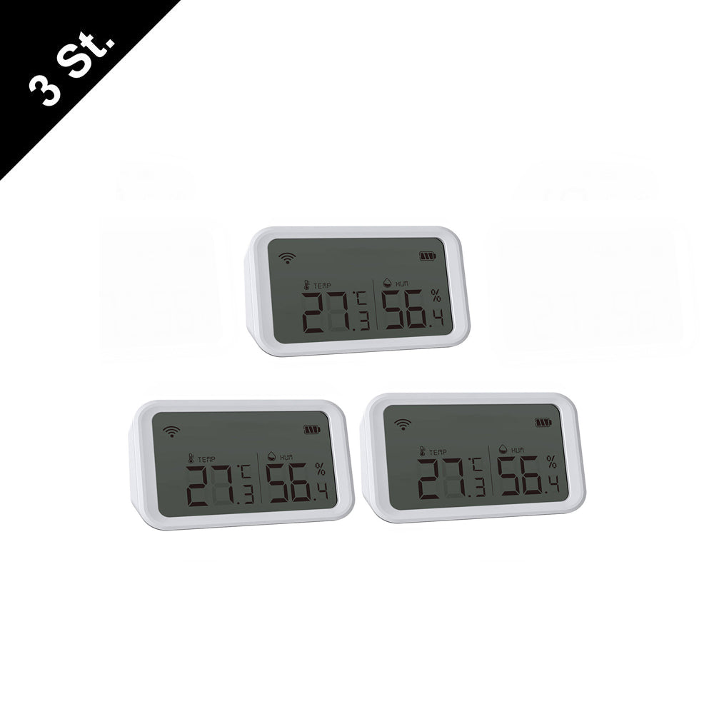 NEO NAS-TH02BH Zigbee 3.0 Smart Temperatur - Feuchtigkeitssensor mit LCD Screen