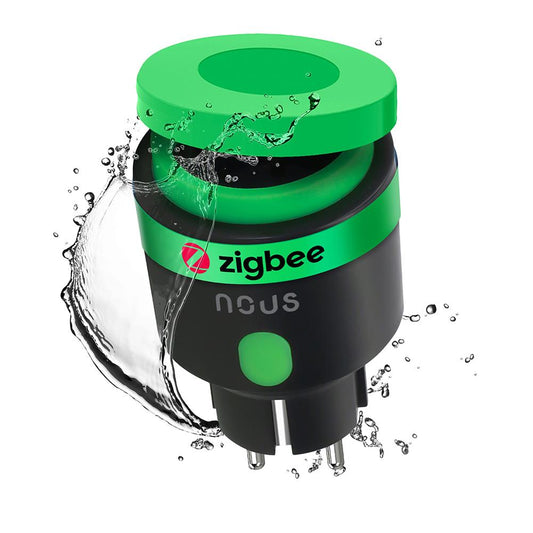 Nous A6Z Zigbee IP44 Outdoor Smart Steckdose 16A Verbrauchsmessung ZHA 2MQTT