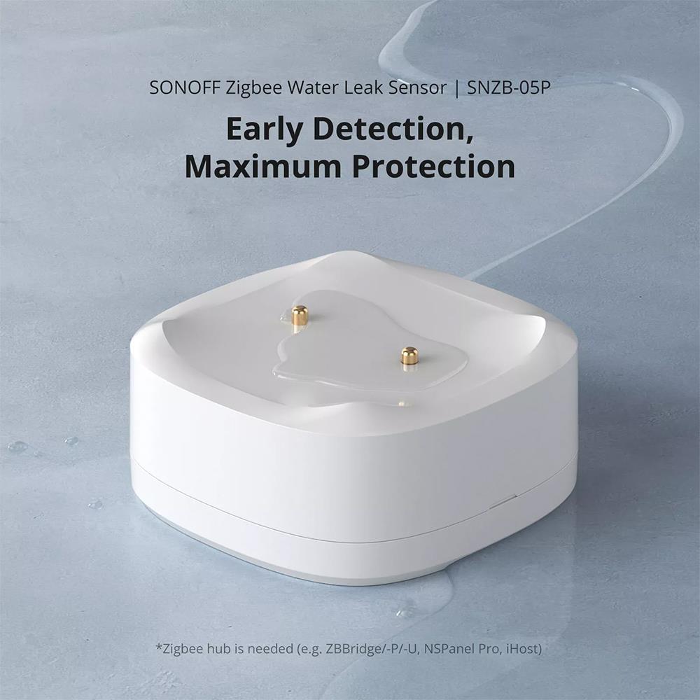 Sonoff SNZB-05P Zigbee Smart Wasserleck Water Leak Sensor ZHA Zigbee2MQTT