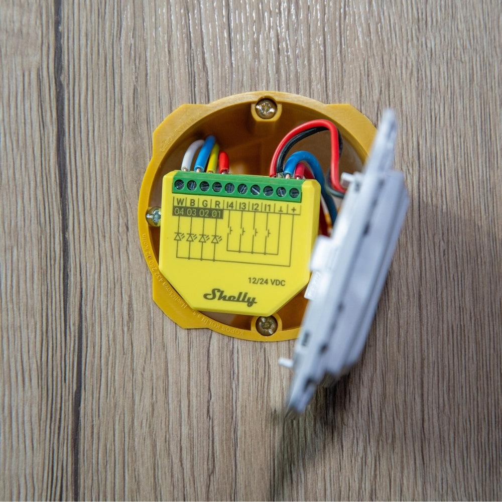 Shelly Plus RGBW PM ESP32 12-24 VDC WiFi Controller Dimmer RGB RGBW Tasmota 15