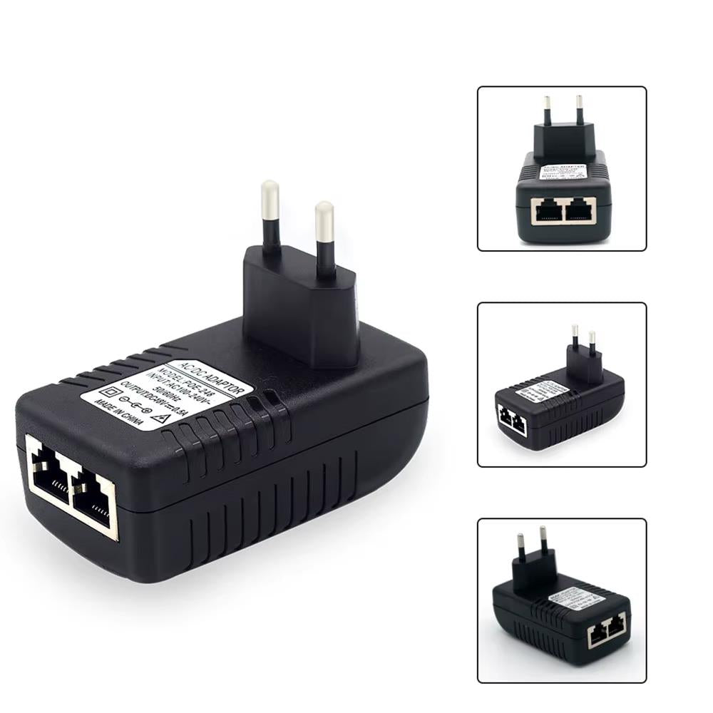 SMLIGHT PoE 48V 24W Ethernet LAN Power Adapter Injector für Zigbee SLZB Dongle