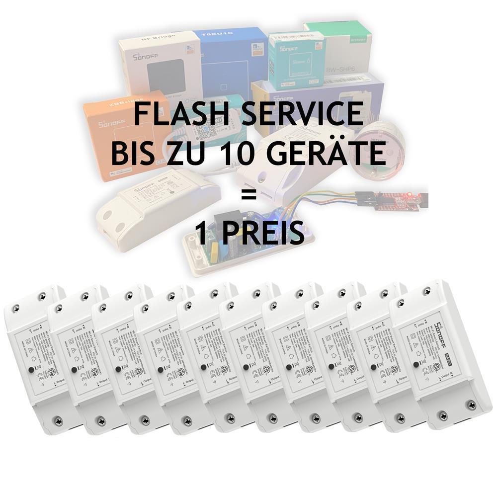 Tasmota Flash Service für Sonoff, Blitzwolf, Gosund, Shelly, Arilux, ESP Device