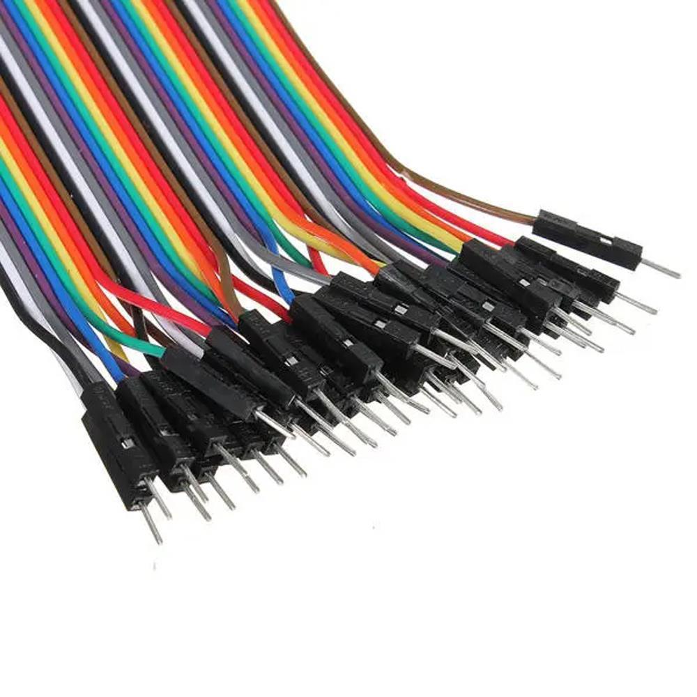 40 Pin Dupont Jumper Kabel 10/20/30 cm F-F, M-M, M-F 2,54 mm Breadboard Arduino