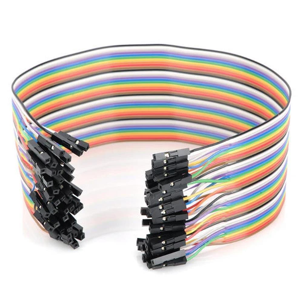40 Pin Dupont Jumper Kabel 10/20/30 cm F-F, M-M, M-F 2,54 mm Breadboard Arduino