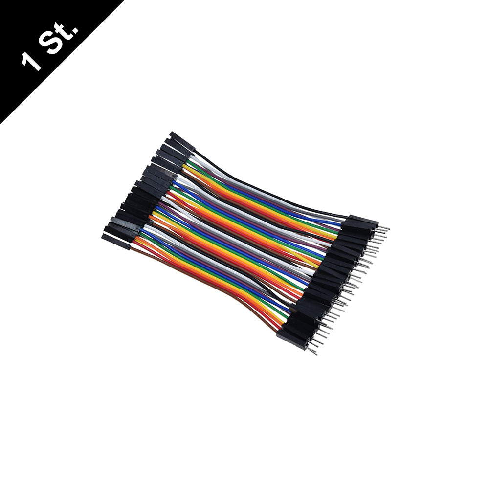 40 Pin Dupont Jumper Kabel 10cm Male-Female M-F 2,54 mm Breadboard Arduino
