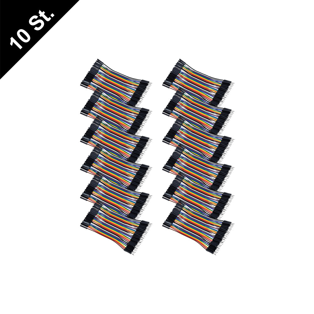40 Pin Dupont Jumper Kabel 10cm Male-Female M-F 2,54 mm Breadboard Arduino