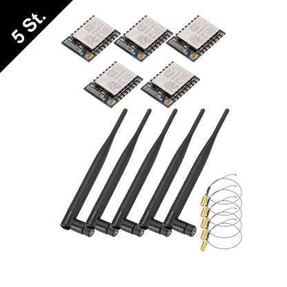 ESP-07 ESP8266 WiFi Serial Modul Arduino IDE, IoT, opt. ext. Antenne Tasmota 15