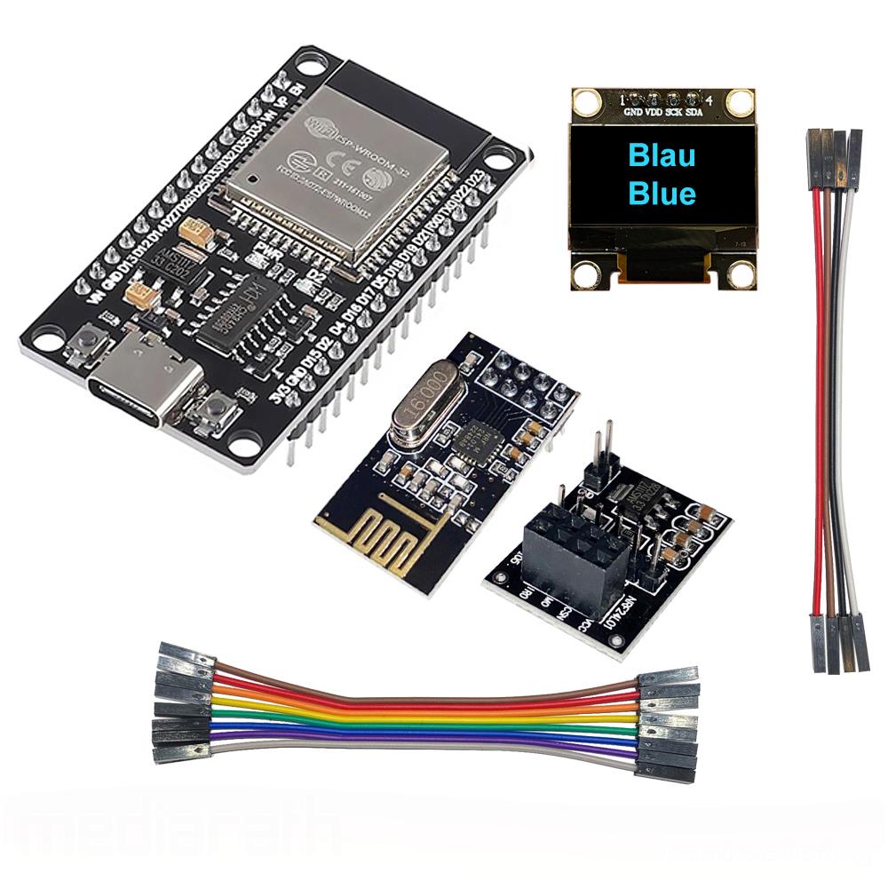 OpenDTU Hoymiles DIY Kit OLED Display + ESP32 + NRF24L01Plus + Socket + Kabel PV
