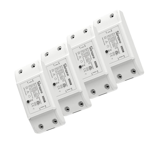 4X SONOFF BASIC R2 WiFi Smart Switch 10A Tasmota 15 Alexa iobroker MQTT