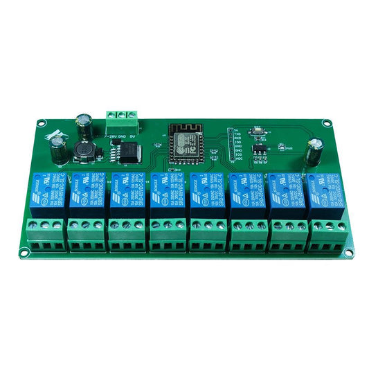 LC Technology ESP8266 ESP-12F WiFi 8 Kanal Relais DC5V - DC7-28V Tasmota 15