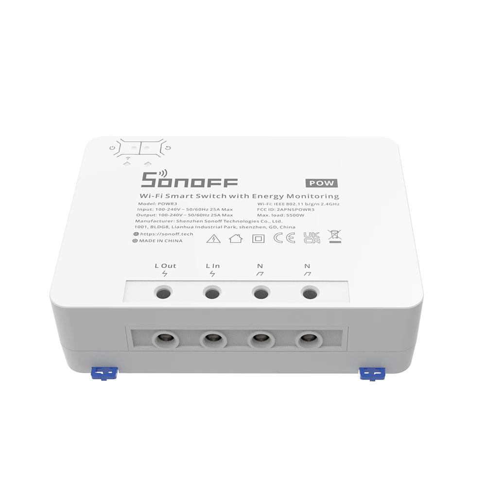 SONOFF POWR3 WiFi Smart Switch - 25A 5500W Energieverbrauchsmessung Tasmota 15