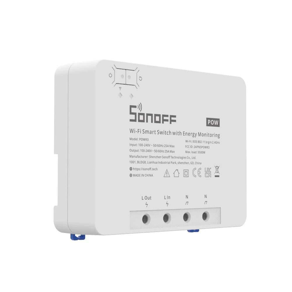 SONOFF POWR3 WiFi Smart Switch - 25A 5500W Energieverbrauchsmessung Tasmota 15