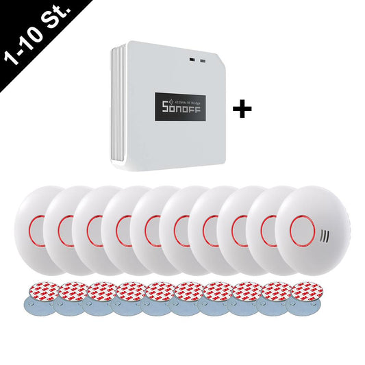 Unitec EIM-213 Funk Rauchmelder Sonoff RF BridgeR2 WiFi RF Smart Hub Tasmota 15