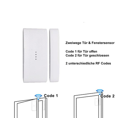 Zweiwege Fenster Tür Sensor 433MHz Status Offen Geschlossen für RF Bridge