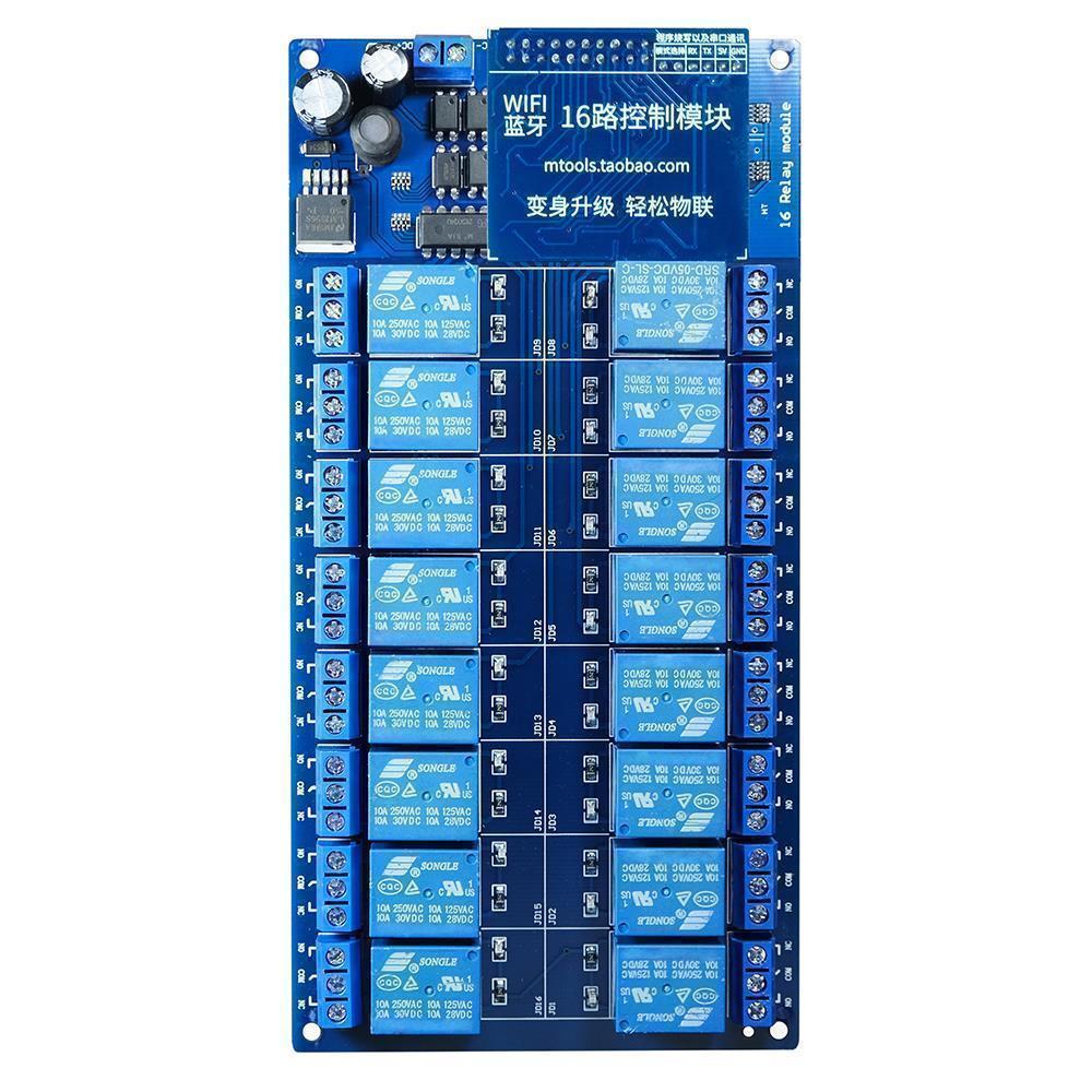 16 Kanal Relais WiFi ESP32 DC 5V 12V 24V Interface LM2576 DIY Tasmota 15