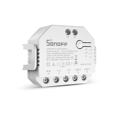 4X SONOFF DUAL R3 WiFi Smart Switch Verbrauchsmessung Tasmota 15 Alexa iobroker