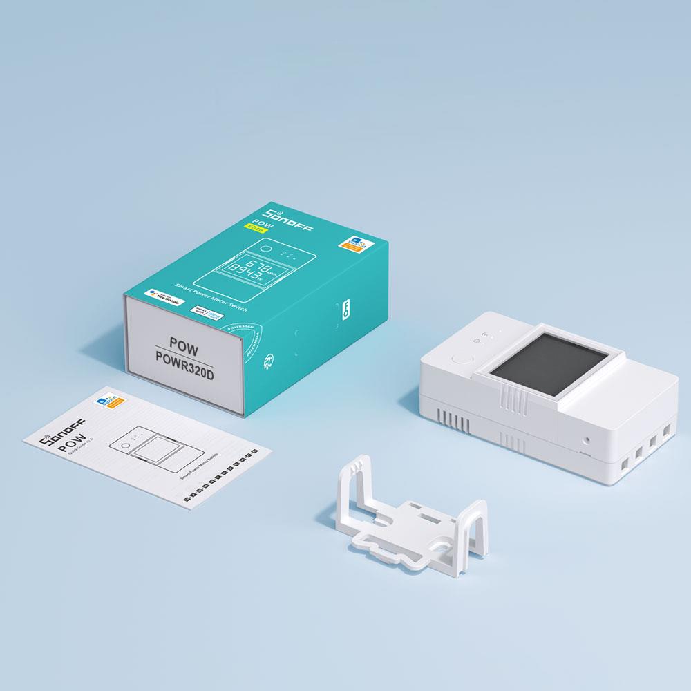 SONOFF POW Elite 20A WiFi Smart Switch Energieeinspeisung Display Tasmota 15 PV