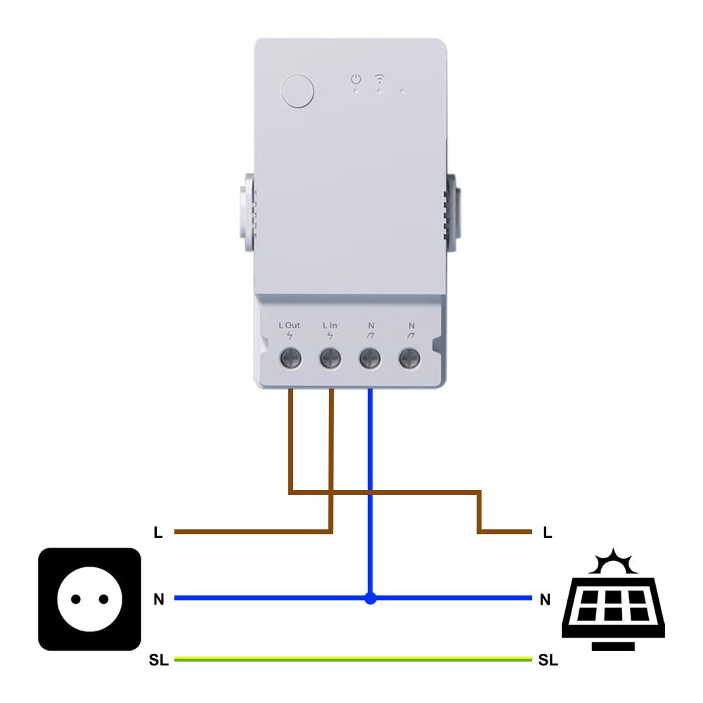 SONOFF POWR316 Origin 16A WiFi Smart Switch Energieeinspeisung Tasmota 15 PV