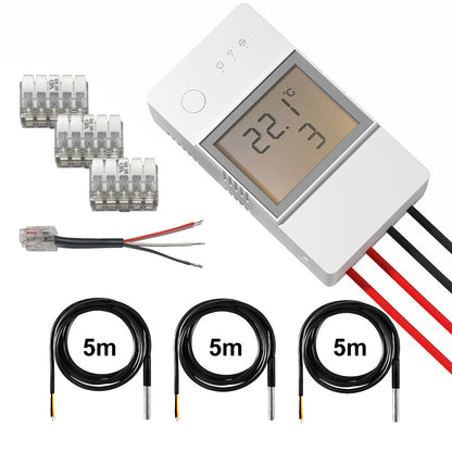 SONOFF THR316D TH Elite 16A WiFi Smart Switch Tasmota 15 opt. 4x DS18B20 1-5m