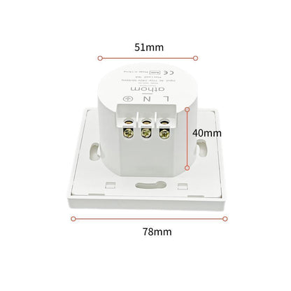 B-Ware - ATHOM SK01-TAS WiFi Smart Wandsteckdose mit Verbrauchsmessung 16A 3680W TASMOTA