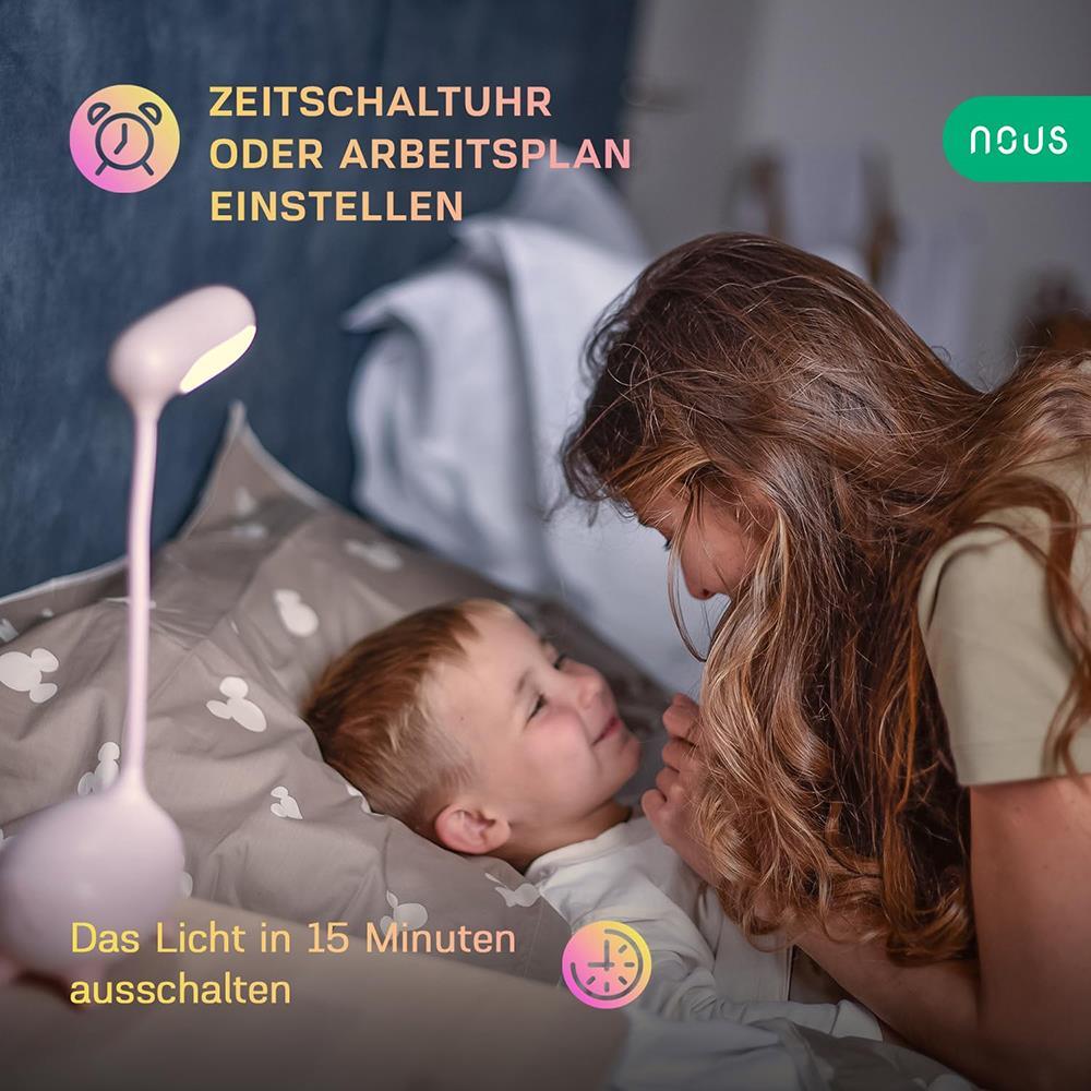 4X Nous A1Z 10A 2500W Verbrauchsmessung ZigBee 3.0 Smart Socket - Alexa - Google