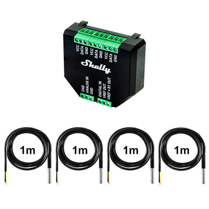 Shelly Plus AddOn Sensor Erweiterung für Plus Devices opt. max. 5x DS18B20