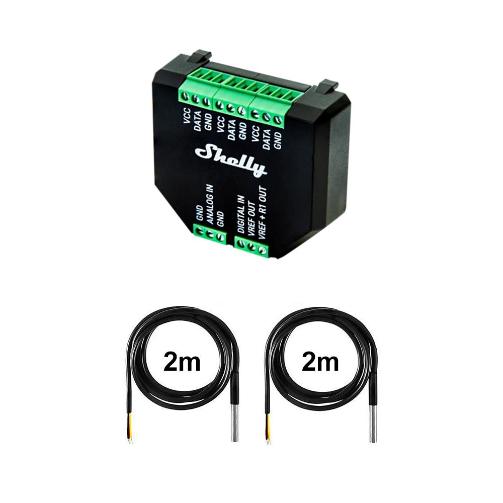 Shelly Plus AddOn Sensor Erweiterung für Plus Devices opt. max. 5x DS18B20