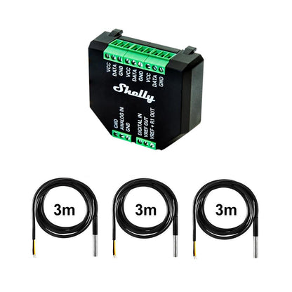 Shelly Plus AddOn Sensor Erweiterung für Plus Devices opt. max. 5x DS18B20