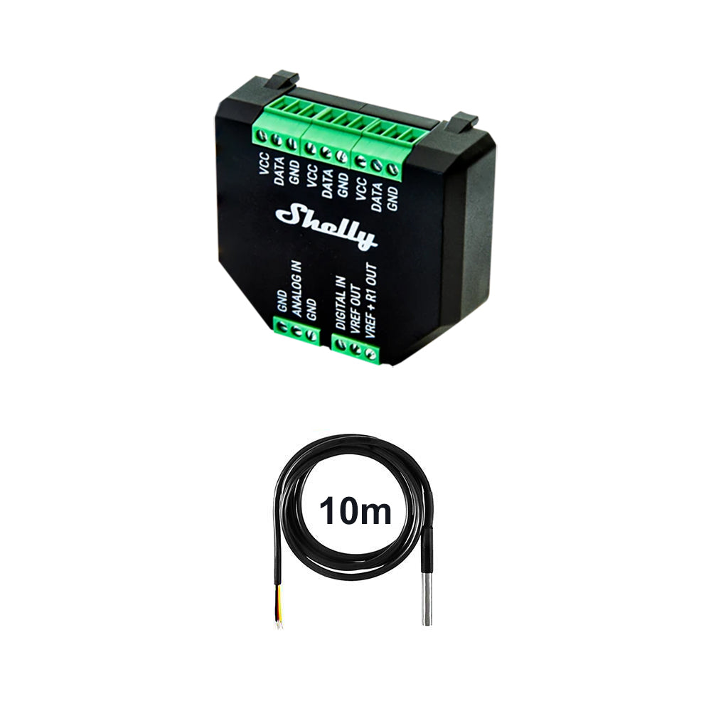 Shelly Plus AddOn Sensor Erweiterung für Plus Devices opt. max. 5x DS18B20