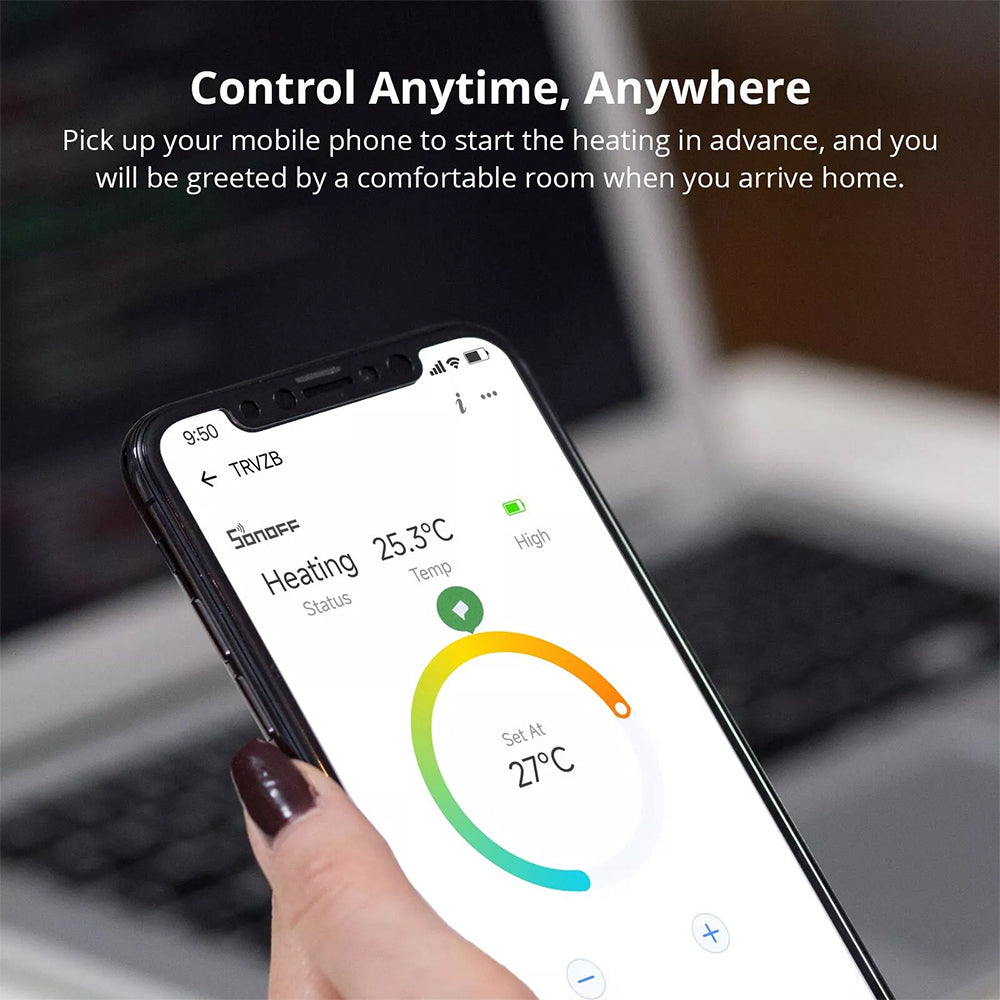 Sonoff TRVZB Zigbee 3.0 Smart Heizkörperthermostat Regler Radiator Valve