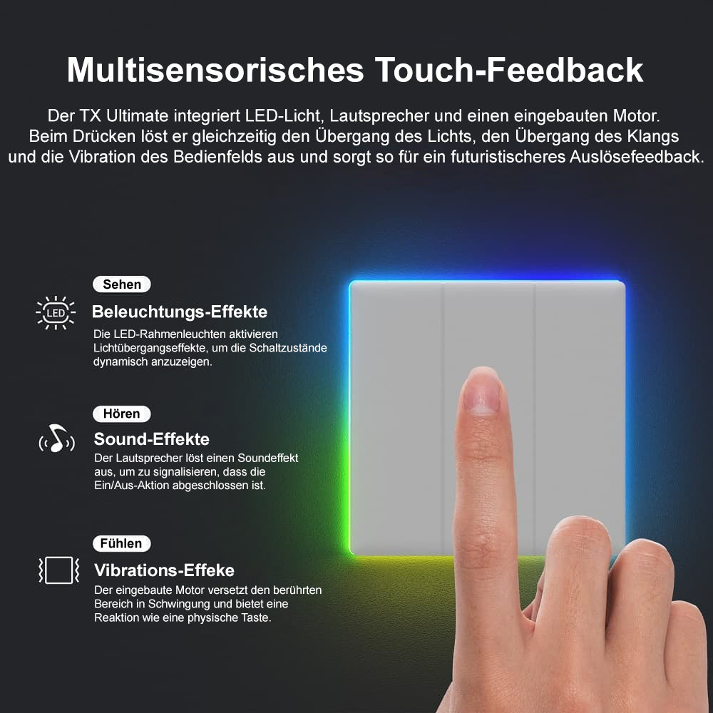 Sonoff TX Ultimate T5 EU 2C 2-Kanal Smart WiFi Wand Touch Schalter Tasmota 15