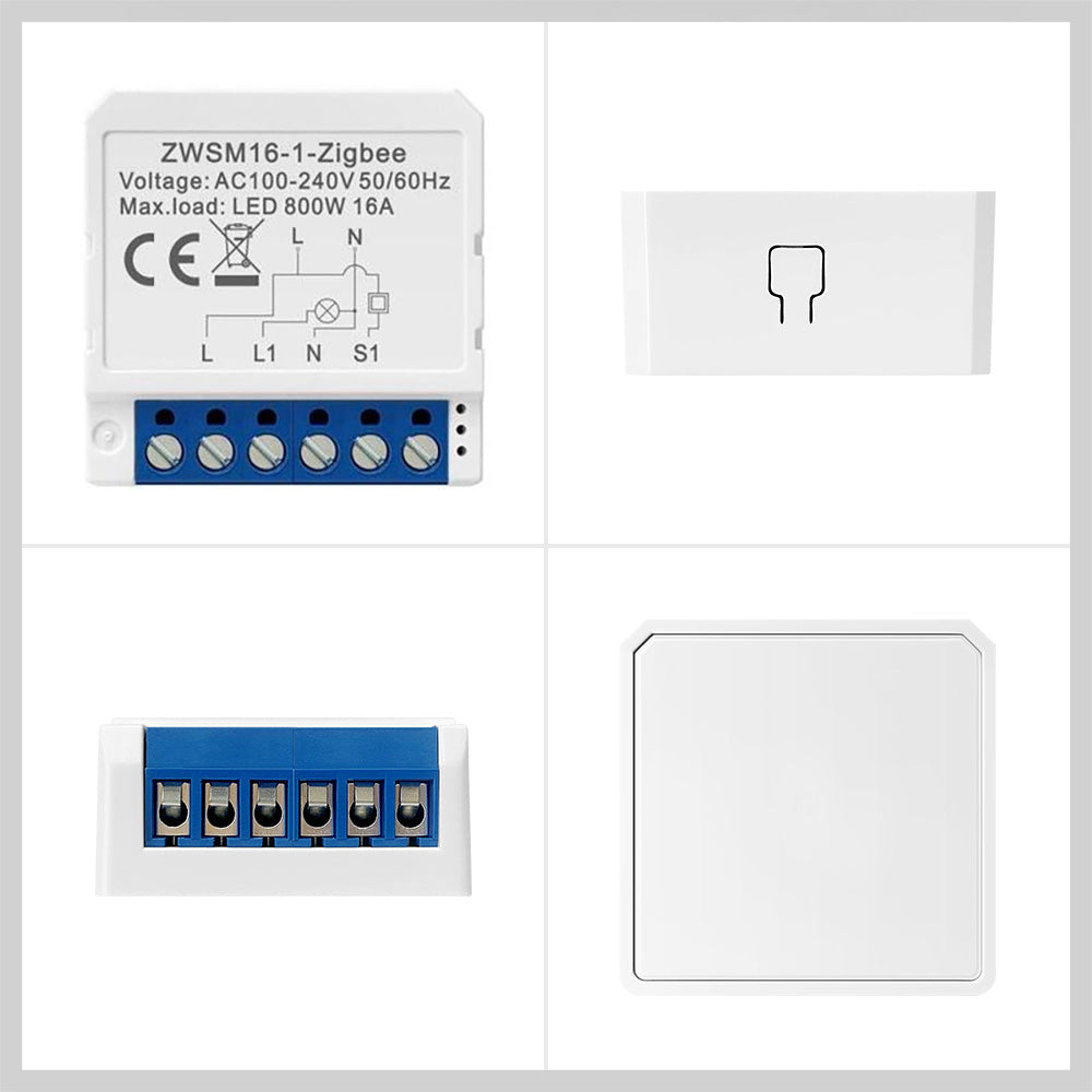 1-8X AVATTO ZWSM16 ZigBee 3.0 1-4 Kanal Smart Switch Modul Lichtschalter TUYA
